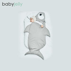 Automne hiver Ins coton multifonctionnel bébé Anti-coup de pied coussin enfants explosif requin sac de couchage jouets en peluche - Product Image 2