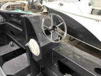 AS-E850 Bateau de Pêche Rapide avec Moteur, Coque en Aluminium à Console Centrale de 20 Pieds