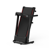 Equipo de Ejercicio para el Hogar, Caminadora Plegable de 2.5HP para Correr, Pantalla LED, 300LBS, 0.5-6.0MPH, Motor Silencioso, Fitness en Casa