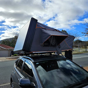 Tente de toit automatique à coque rigide <span class=keywords><strong>avec</strong></span> vérin à gaz, protection robuste et plateforme de couchage stable - Product Image 4