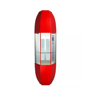 Personal Outdoor Commercial Circular Pneumatic Lift Passenger Use Outdoor Panoramic Sightseeing Elevator