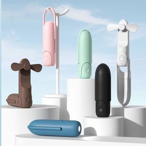 Mini Ventilador Plegable Portátil, Ventilador de Mano Recargable por USB con Luz LED para Acampar al Aire Libre - Product Image 6