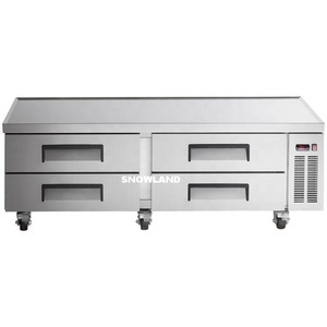 Nuovo frigorifero commerciale con Base da Chef refrigerata <span class=keywords><strong>a</strong></span> <span class=keywords><strong>4</strong></span> <span class=keywords><strong>cassetti</strong></span> da 72'' - Product Image 4