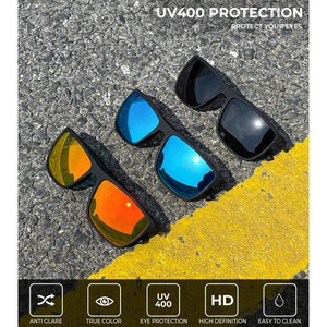 Lunettes de soleil polarisées pour hommes, rectangulaires, à monture intégrale, UV400, légères, pour le sport, la conduite, la pêche, le golf - Product Image 3