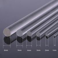 Cylindre clair Transparent Acrylique Bâton Circulaire Couleurs Solide Pin Lucite PMMA s Bar En Plastique Rond Coulé Acrylique Tige