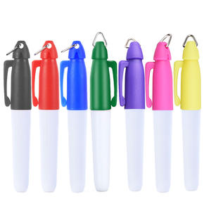 Фабричный Пользовательский логотип мини-маркер для белой доски с зажимом для ключей, мини-маркеры для сухого стирания - Product Image 2