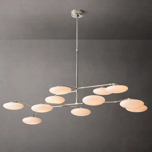 Lámpara de Techo Italiana Minimalista con Pantalla de Vidrio Esférica y Base de Latón para Comedor, Isla de Cocina, Estilo Moderno Americano, Tipo Magic Bean - Product Image 6