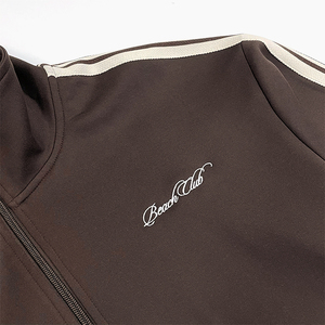 Set di giacca e pantaloni personalizzati moda sportiva Oversize Design ricamo palestra che corre tuta <span class=keywords><strong>da</strong></span> strada - Product Image 4