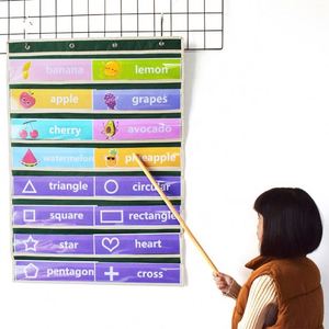 New Design Hot Selling Green Color Pocket Charts for Classroom Education - Product Image 4