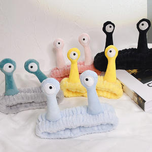 Women Sweet Unique <strong>Makeup</strong> Hair Band Face Washing <strong>Snail</strong> Animal Ear <strong>Headbands</strong> - Product Image 1