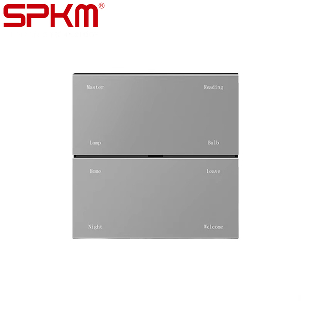 SPKM Home Smart Wall Light Switch for Tuya for Bluetooth & Zigbee Max. Voltage 240v