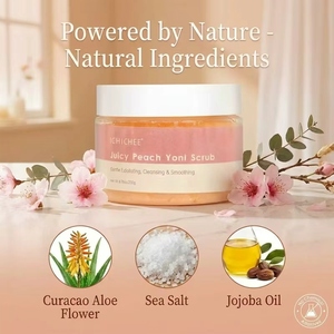 Kit Íntimo Portátil con Aroma a Melocotón de Marca Privada OEM: Mousse, Gel Exfoliante, Aceite y <span class=keywords><strong>Spray</strong></span> para Viaje - Product Image 4