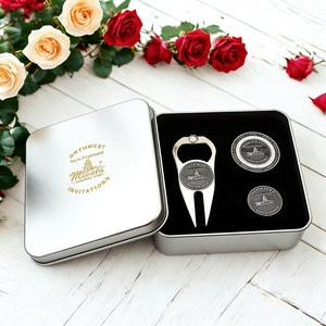 Set de Regalo de Golf al por Mayor para Fabricantes: Abrebotellas, Herramienta para Divots, Marcadores de Pelota y Fichas de Póker de Metal con Logotipo Personalizado - Product Image 6