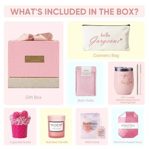 Juego de cesta de regalo de Spa relajante UIONEN mamá esposa novia amigos maestro Navidad Día DE LA MADRE Acción de Gracias-Idea de regalo clásica - Product Image 2