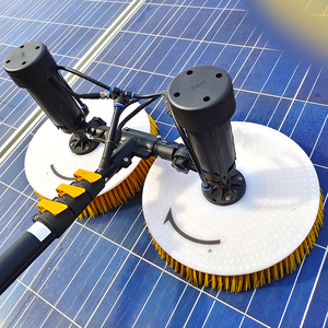 Lithium Solar Panel Cleaning Tool Equipment Double Head Solar Panel Cleaning <b>Brush</b> - Product Image 2