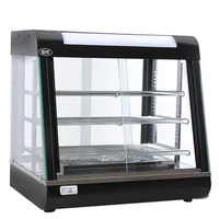 Vitrine chauffante pour pâtisserie commerciale, chauffe-plats électrique, présentoir de table, chauffe-pizza pour restaurant, vente chaude