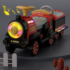 Nouvelle voiture électrique <span class=keywords><strong>pour</strong></span> enfants, quatre roues, télécommande, <span class=keywords><strong>petit</strong></span> <span class=keywords><strong>train</strong></span>, hommes et femmes, enfants peuvent s'asseoir, voiture à batterie double <span class=keywords><strong>pour</strong></span> bébé - Product Image 5