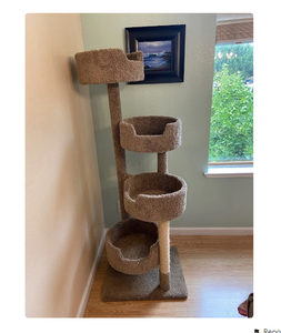 Árbol <span class=keywords><strong>para</strong></span> Gatos de Cuatro Niveles, con Alfombra Ergonómica <span class=keywords><strong>para</strong></span> Descansar, Muebles <span class=keywords><strong>para</strong></span> Gatos <span class=keywords><strong>para</strong></span> un Sueño Confortable y Espacio <span class=keywords><strong>para</strong></span> Jugar - Product Image 4