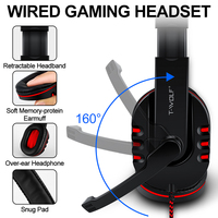TWOLF TF800 Wired LED Backlit Keyboard 4IN1 Gaming Keyboard Mouse Headphone and Pad Kit Portable Computer Arabic Keyboard Combos
