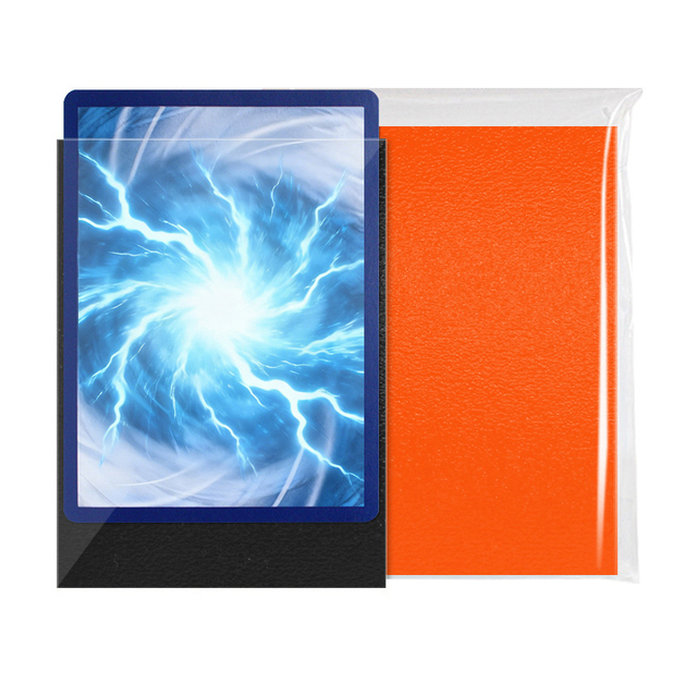 100 Pack Matte Dual Trading Card Sleeves with Opaque Back Smooth Shuffle Protectors for MTG TCG Card Sleeve