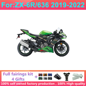 Nouveau kit de carénage de moto en plastique ABS compatible avec <span class=keywords><strong>KAWASAKI</strong></span> <span class=keywords><strong>Ninja</strong></span> ZX6R 636 ZX-6R 2019 <span class=keywords><strong>2020</strong></span> 2021 2022 Carénages complets - Product Image 4