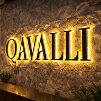 Enseigne lumineuse LED personnalisée, signalétique en acrylique rétroéclairée 3D pour salon de beauté, logo mural