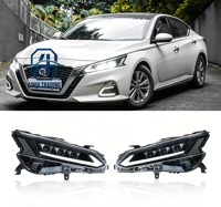 Phare avant modifié pour Nissan Altima Teana 19-22, projecteur LED à trois yeux, DRL, clignotant séquentiel, ensemble de phares avant amélioré