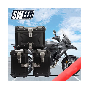ชุดกล่องเก็บของสำหรับรถมอเตอร์ไซค์ <span class=keywords><strong>Benelli</strong></span> Trk <span class=keywords><strong>502</strong></span> กล่องหลังและกล่องข้าง ทำจากอลูมิเนียมอัลลอยด์ กล่องเก็บของด้านบน กล่องเก็บของด้านข้าง กล่องเก็บเครื่องมือ กล่องแบบกำหนดเอง - Product Image 1