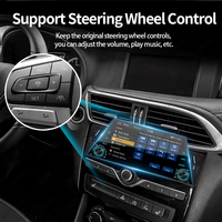 GRANDnavi 1din 5 pouces MP5 Car Radio CarPlay Android Auto BT Call FM AM EQ Steel Wheel Control Écran tactile pour voiture universelle