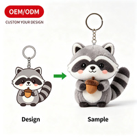 Porte-clés personnalisé en forme d'ours avec pull, chaîne dorée, OEM, faible MOQ, directement de l'usine, matériau doux, jouet en peluche unique