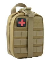 Trousse de premiers secours tactique Molle, trousse de premiers secours d'urgence IFAK, pochette utilitaire, fermeture éclair étanche, sports de plein air