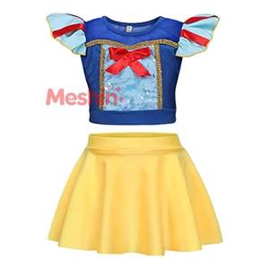 Maillot de bain deux pièces pour filles MS Girls Princess, maillots de bain pour enfants, volants, maillots de bain fantaisie, surf, plage, été, ensemble tankini - Product Image 1