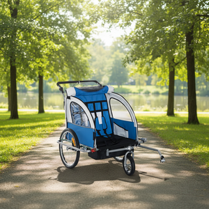 Rimorchio Pieghevole per Bicicletta per Animali Domestici, Bambini e Neonati, Resistente, con Sedile - Product Image 6