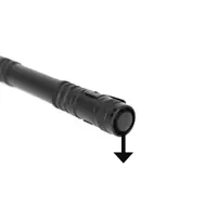 Nhôm khẩn cấp pin khô mạnh mẽ ánh sáng mini pen torch cao lumen led đèn pin với clip