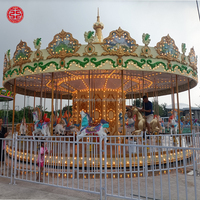 Compre un Carrusel Eléctrico para Niños y Adultos, Equipo de Parque de Atracciones al Aire Libre, Carrusel de Caballos en Venta