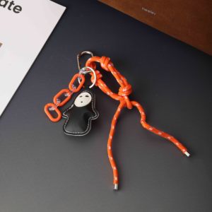 Tùy Chỉnh Ma Loạt Halloween Phiên Bản Dễ Thương Sôi Dây Knots Biểu Diễn Màu Cam Chuỗi Trang Trí Móc Chìa Khóa Túi quyến rũ - Product Image 5