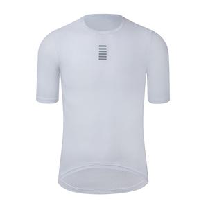 Maillots de cyclisme à séchage rapide pour hommes, chemise basique à manches courtes, évacuation de la transpiration et respirabilité pour vélo de <span class=keywords><strong>route</strong></span>, vélo et équitation ODM - Product Image 4