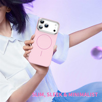 Nouvelle Coque de Téléphone Portable Rigide Luxe Colorée PC avec Chargement Magnétique Sans Fil Anti-Choc pour iPhone 17 16 15 Pro Max