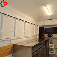 Camion de nourriture électrique, chariot à hamburgers, chariot à jus de fruits, support pour hot-dogs, camion de tacos, camion de nourriture avec cuisine complète