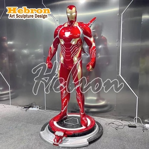 Statua di Iron Man MK50 a Grandezza Naturale con Ali, Action Figure <span class=keywords><strong>Marvel</strong></span> in Resina, Figurina Stile Angelo per Decorazione Negozio - Product Image 2