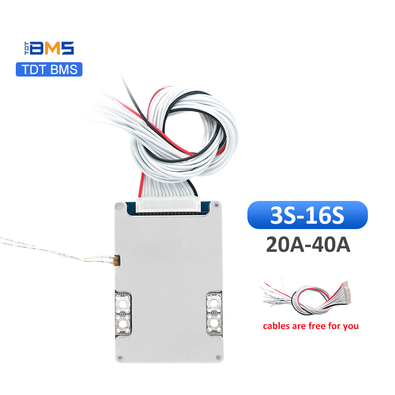 Защитная плата BMS 13S 14s 15s 16S 20A 30A 40A bms для аккумулятора lifepo4
