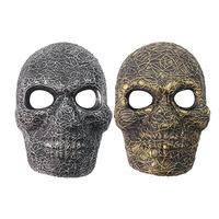 Masque d'horreur de squelette d'Halloween transfrontalier, ambiance amusante pour les fêtes costumées
