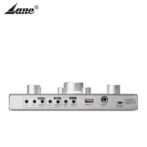 Tarjeta de Sonido USB Lane Mini de 4 Canales, Interfaz de <span class=keywords><strong>Audio</strong></span> USB Profesional y Portátil para Transmisión y Grabación - Product Image 4