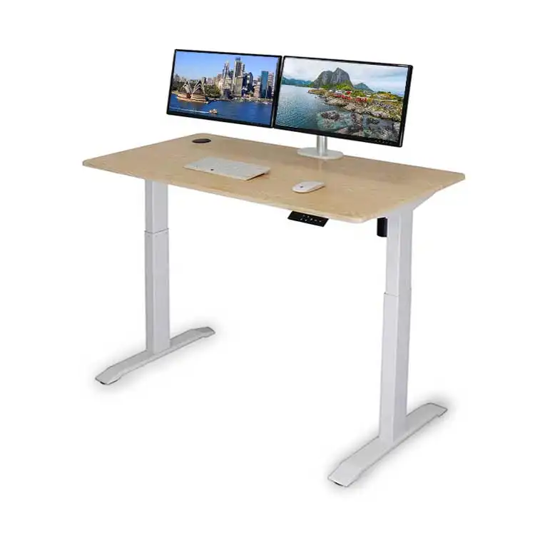 Ergonomik ofis mobilyaları oturmak standı masası ayarlanabilir yükseklik Stand Up kaldırma masası ayakta