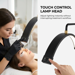 Lámpara de Pie Semicircular de 50W, Táctil, Regulable, 3000K 6000K, CE RoHS OEM, Serie Pequeña, Caja Personalizada - Product Image 2