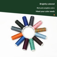 Fil à coudre en polyester multicolore, petit rouleau, moderne, pour la maison, bricolage, fabrication artisanale, accessoires, aiguille