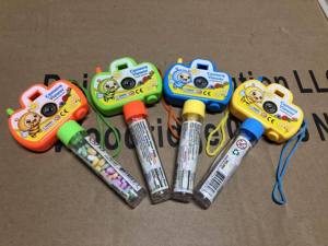 Cámara educativa de plástico rellena de dulces Halal para niños, visor de fotos, juguetes de dulces con Doce - Product Image 4