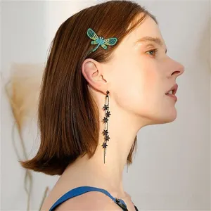Mode Kleurrijke Diamant Schilderen 3D Kristal Kralen Geschilderd Bloem Fancy Haarspelden Voor Vrouwen