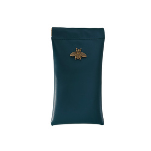 Estuche para gafas, rectangular, Green Pines, cierre automático, bolsa de almacenamiento portátil para gafas de sol - Product Image 4