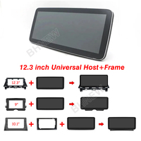 Radio para Auto con Pantalla QLED Universal de 12.3 Pulgadas, 1920*720, Android, GPS, Navegación, Carplay, Android Auto, 4G, WIFI, SWC